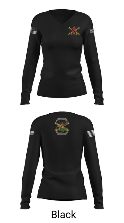1-7FA Cobra Btry 25303520 Women's Long Sleeve V-neck Shirt - 37