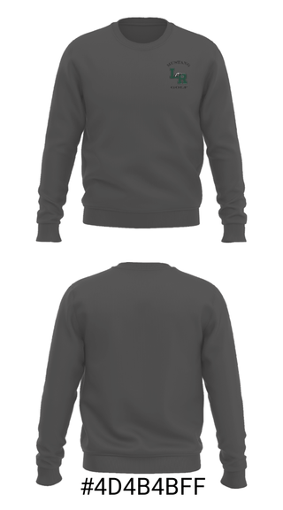 Crew Neck Sweatshirt, Lakewood Ranch High School Golf, Golf, Teamtime, Team time, sublimation, custom sports apparel, team uniforms, spirit wear, spiritwear, sports uniforms, custom shirts, team store, custom team store, fundraiser sports, apparel fundraiser