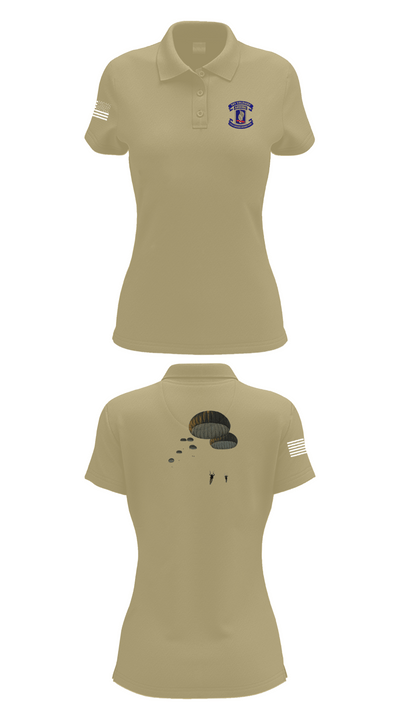 173rd Airborne Division 25109873 Women's Short Sleeve Performance Polo  - 95