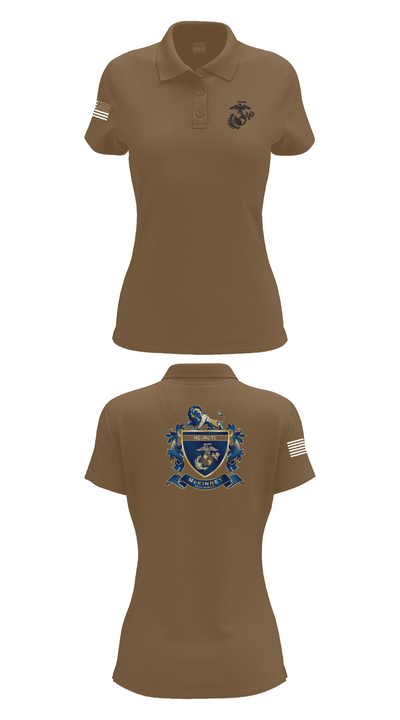 MHS MCJROTC 59562890 Women's Short Sleeve Performance Polo  - 15