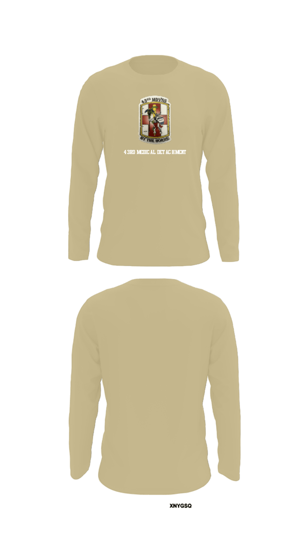 Long Sleeve Performance Shirt, 43rd Medical Detachment, , Teamtime, Team time, sublimation, custom sports apparel, team uniforms, spirit wear, spiritwear, sports uniforms, custom shirts, team store, custom team store, fundraiser sports, apparel fundraiser