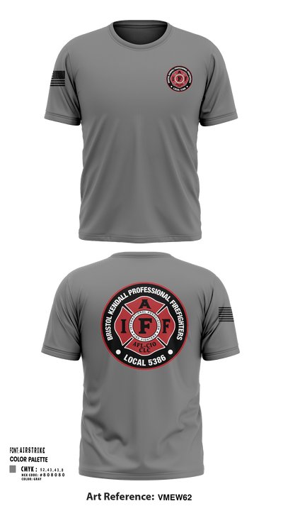 Local 5386 36178250 Short Sleeve Performance Shirt - 119