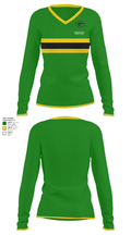 Glenvar High School Track 95759038 Women's Long Sleeve V-neck Shirt - 31
