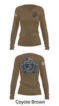 MHS MCJROTC 59562890 Women's Long Sleeve V-neck Shirt -1 17