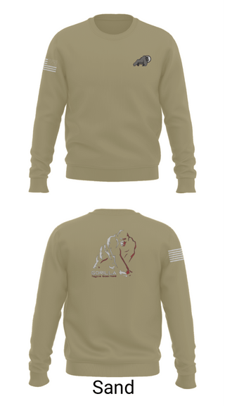 Crew Neck Sweatshirt, USACA-R, Army, Teamtime, Team time, sublimation, custom sports apparel, team uniforms, spirit wear, spiritwear, sports uniforms, custom shirts, team store, custom team store, fundraiser sports, apparel fundraiser