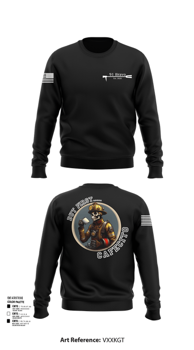 91 Bravo 3173818 Crew Neck Sweatshirt - 118
