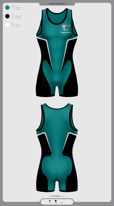 Century Wrestling Club 44177344 Wrestling Singlet - 1