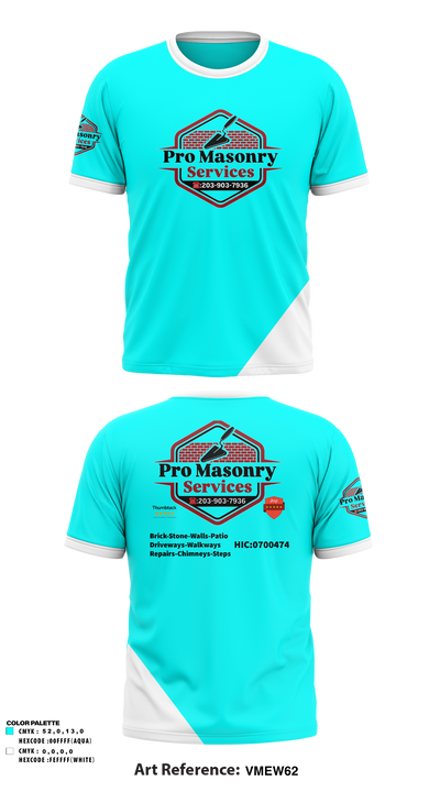 Pro Masonry Services LLC 30906743 Old School Cotton Feel Shirt - 1