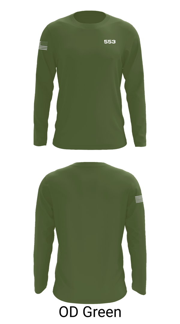 Long Sleeve Performance Shirt, 553, Army, Teamtime, Team time, sublimation, custom sports apparel, team uniforms, spirit wear, spiritwear, sports uniforms, custom shirts, team store, custom team store, fundraiser sports, apparel fundraiser