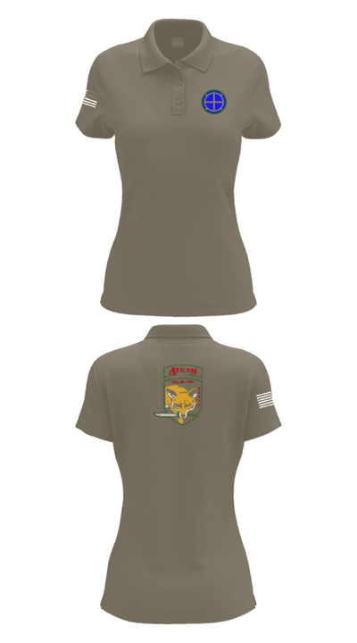 A co 935th ASB 3rd Platoon 87563624 Women's Short Sleeve Performance Polo  - 71