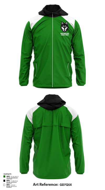 Hartford High School Cheer 40549424 Windbreaker - 129