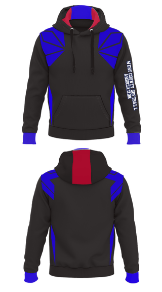Hoodie, West County Softball Association, Softball, Teamtime, Team time, sublimation, custom sports apparel, team uniforms, spirit wear, spiritwear, sports uniforms, custom shirts, team store, custom team store, fundraiser sports, apparel fundraiser
