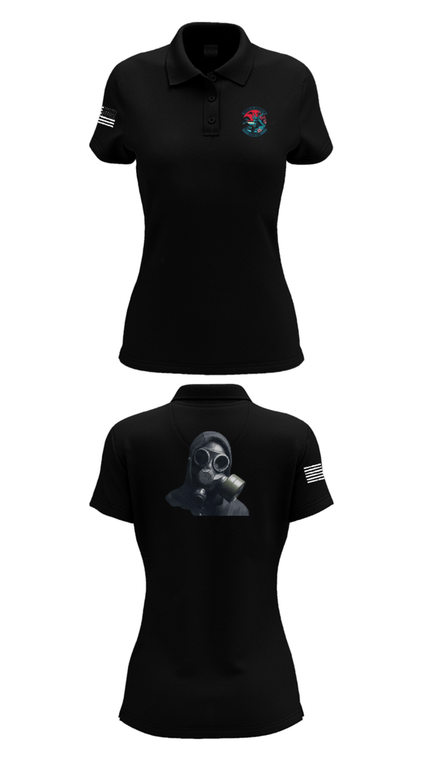 Women's Short Sleeve Performance Polo, 18 CES/CEX, , Teamtime, Team time, sublimation, custom sports apparel, team uniforms, spirit wear, spiritwear, sports uniforms, custom shirts, team store, custom team store, fundraiser sports, apparel fundraiser