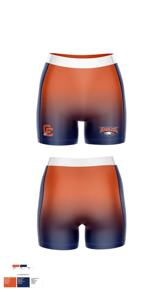Women's Compression Shorts, Clarke County High School Volleyball, Women's Volleyball, Teamtime, Team time, sublimation, custom sports apparel, team uniforms, spirit wear, spiritwear, sports uniforms, custom shirts, team store, custom team store, fundraiser sports, apparel fundraiser