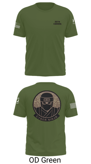 Short Sleeve Performance Shirt, 35th COMMS, Air Force, Teamtime, Team time, sublimation, custom sports apparel, team uniforms, spirit wear, spiritwear, sports uniforms, custom shirts, team store, custom team store, fundraiser sports, apparel fundraiser