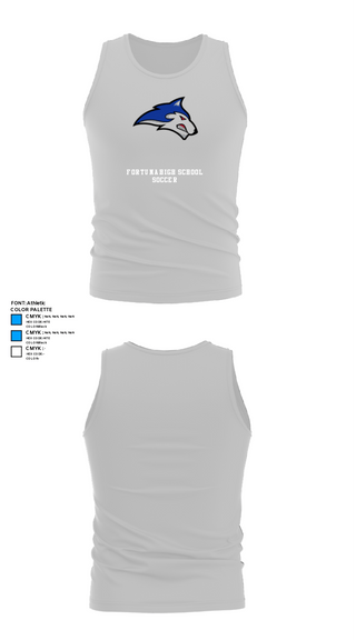 Tank Top, Fortuna High School Soccer, Men's Soccer, Teamtime, Team time, sublimation, custom sports apparel, team uniforms, spirit wear, spiritwear, sports uniforms, custom shirts, team store, custom team store, fundraiser sports, apparel fundraiser
