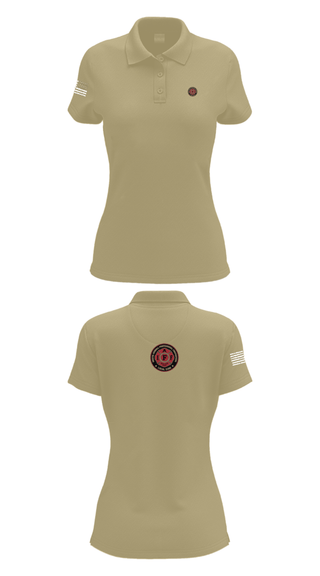 Women's Short Sleeve Performance Polo, Local 5386, Fire Department, Teamtime, Team time, sublimation, custom sports apparel, team uniforms, spirit wear, spiritwear, sports uniforms, custom shirts, team store, custom team store, fundraiser sports, apparel fundraiser