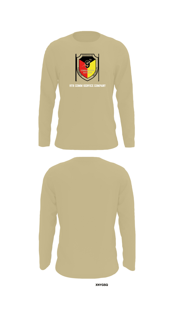 Long Sleeve Performance Shirt, 9th Comm Service company, Marines, Teamtime, Team time, sublimation, custom sports apparel, team uniforms, spirit wear, spiritwear, sports uniforms, custom shirts, team store, custom team store, fundraiser sports, apparel fundraiser