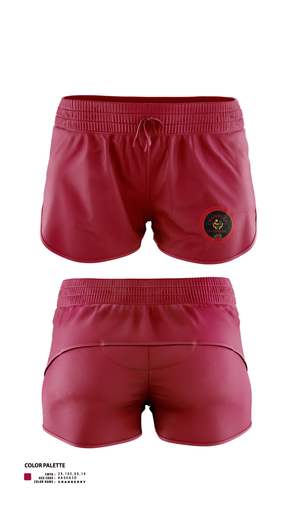 Womens Shorts, Cranberry Country K9s, , Teamtime, Team time, sublimation, custom sports apparel, team uniforms, spirit wear, spiritwear, sports uniforms, custom shirts, team store, custom team store, fundraiser sports, apparel fundraiser