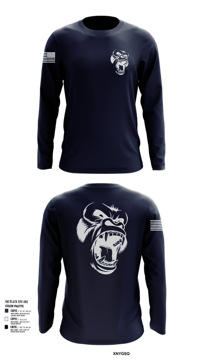 USS CARL VINSON 40544561 Long Sleeve Performance Shirt - 124