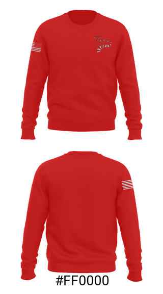 Crew Neck Sweatshirt, Noxubee County High School Tennis, Tennis, Teamtime, Team time, sublimation, custom sports apparel, team uniforms, spirit wear, spiritwear, sports uniforms, custom shirts, team store, custom team store, fundraiser sports, apparel fundraiser