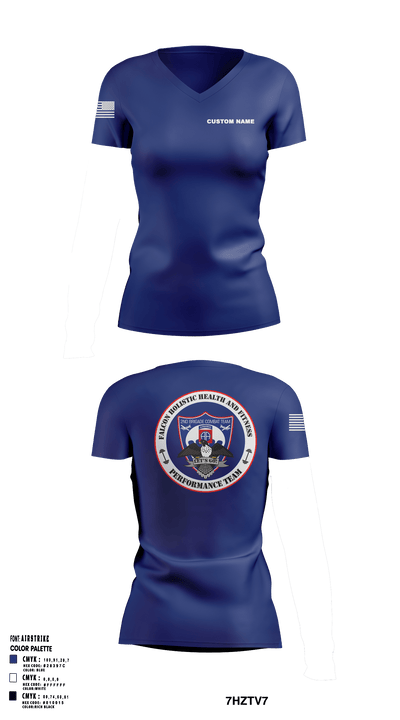2BCT H2F 96509801 Women's Short Sleeve V-neck Shirt - 5