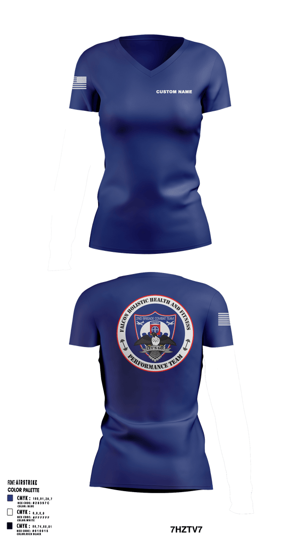 Womens Short Sleeve Vneck Shirt, 2BCT H2F, Army, Teamtime, Team time, sublimation, custom sports apparel, team uniforms, spirit wear, spiritwear, sports uniforms, custom shirts, team store, custom team store, fundraiser sports, apparel fundraiser