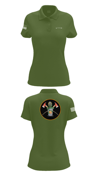 Womens Short Sleeve Performance Polo, 91 Bravo, Fire Department, Teamtime, Team time, sublimation, custom sports apparel, team uniforms, spirit wear, spiritwear, sports uniforms, custom shirts, team store, custom team store, fundraiser sports, apparel fundraiser