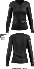 CCSO’s The Tyner 24512857 Women's Long Sleeve V-neck Shirt - 3