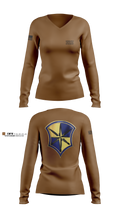 Capabilities Protection Detachment 8892407 Women's Long Sleeve V-neck Shirt - 2