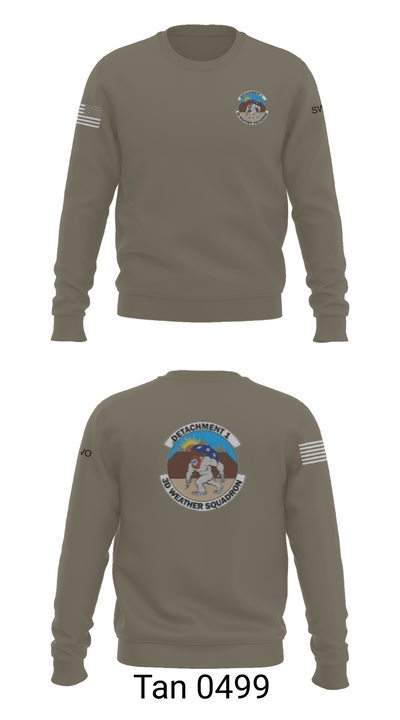 Detachment 1, 3rd Combat Weather Sqd 68533105 Crew Neck Sweatshirt - 65