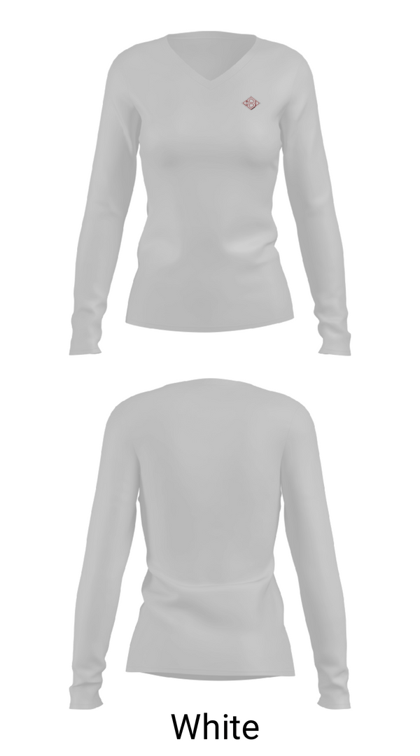 Women's Long Sleeve Vneck Shirt, Clearbrook, Men's Soccer, Teamtime, Team time, sublimation, custom sports apparel, team uniforms, spirit wear, spiritwear, sports uniforms, custom shirts, team store, custom team store, fundraiser sports, apparel fundraiser