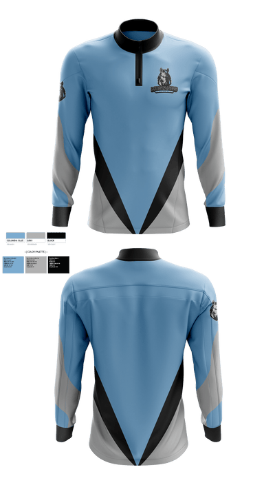 Muhlenberg County High School West Campus Golf 17622206 Quarter Zip Jacket - 1
