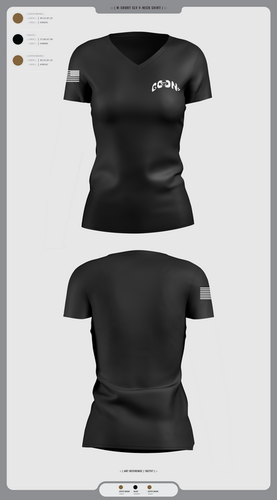 TRF 911 66573604 Women's Short Sleeve V-neck Shirt - 12