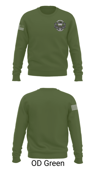 Crew Neck Sweatshirt, Echo company 2nd battalion 258th infantry regiment, Army, Teamtime, Team time, sublimation, custom sports apparel, team uniforms, spirit wear, spiritwear, sports uniforms, custom shirts, team store, custom team store, fundraiser sports, apparel fundraiser