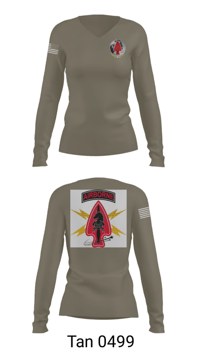 Usasoc 85355509 Women's Long Sleeve V-neck Shirt - 77