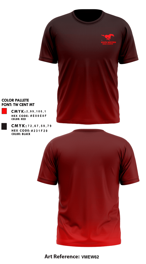 Short Sleeve Performance Shirt, South Western Senior High School Cross Country, Cross Country, Teamtime, Team time, sublimation, custom sports apparel, team uniforms, spirit wear, spiritwear, sports uniforms, custom shirts, team store, custom team store, fundraiser sports, apparel fundraiser