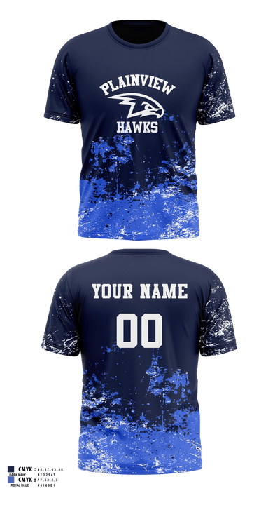 Plainview Little League 37284213 Short Sleeve Performance Shirt - 15