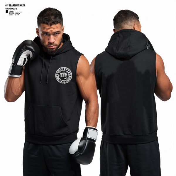 Sleeveless Hoodie, KnuckleHeadz Boxing, , Teamtime, Team time, sublimation, custom sports apparel, team uniforms, spirit wear, spiritwear, sports uniforms, custom shirts, team store, custom team store, fundraiser sports, apparel fundraiser