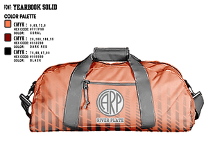 Duffle Bag, River Plate, Men's Soccer, Teamtime, Team time, sublimation, custom sports apparel, team uniforms, spirit wear, spiritwear, sports uniforms, custom shirts, team store, custom team store, fundraiser sports, apparel fundraiser