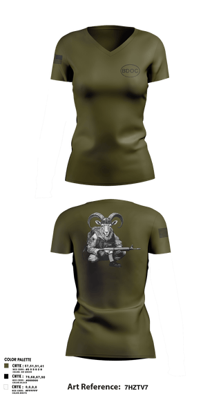 Womens Short Sleeve Vneck Shirt, 1-87, Army, Teamtime, Team time, sublimation, custom sports apparel, team uniforms, spirit wear, spiritwear, sports uniforms, custom shirts, team store, custom team store, fundraiser sports, apparel fundraiser