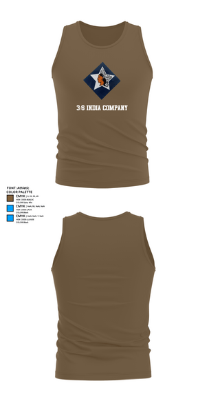 Tank Top, 3/6 India Company, Marines, Teamtime, Team time, sublimation, custom sports apparel, team uniforms, spirit wear, spiritwear, sports uniforms, custom shirts, team store, custom team store, fundraiser sports, apparel fundraiser