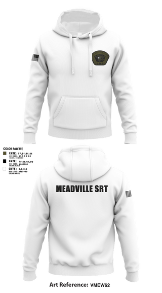 Hoodie, Meadville SRT, Police, Teamtime, Team time, sublimation, custom sports apparel, team uniforms, spirit wear, spiritwear, sports uniforms, custom shirts, team store, custom team store, fundraiser sports, apparel fundraiser