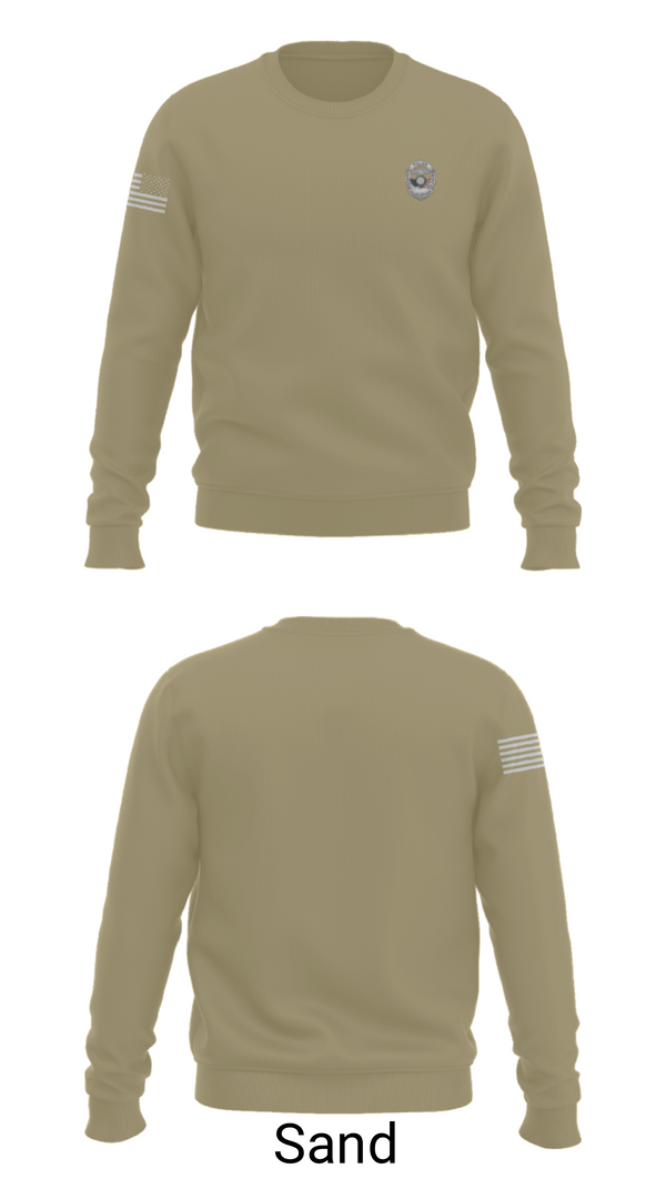 Crew Neck Sweatshirt, Haskell Police Department, Police, Teamtime, Team time, sublimation, custom sports apparel, team uniforms, spirit wear, spiritwear, sports uniforms, custom shirts, team store, custom team store, fundraiser sports, apparel fundraiser