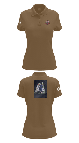 Women's Short Sleeve Performance Polo, AIMD IWAKUNI, Navy, Teamtime, Team time, sublimation, custom sports apparel, team uniforms, spirit wear, spiritwear, sports uniforms, custom shirts, team store, custom team store, fundraiser sports, apparel fundraiser