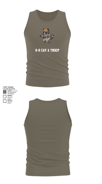 6-8 CAV A Troop 82506347 Tank Top - 79