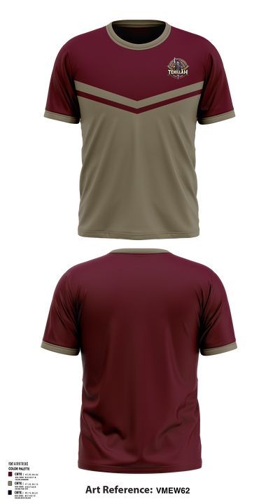 Tehillah Christian Academy 71436113 Short Sleeve Performance Shirt - 1