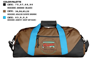 Duffle Bag, Crepe Avenue, , Teamtime, Team time, sublimation, custom sports apparel, team uniforms, spirit wear, spiritwear, sports uniforms, custom shirts, team store, custom team store, fundraiser sports, apparel fundraiser