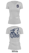 Shawnee Middle School Cheer 74518757 Women's Short Sleeve V-neck Shirt - 19