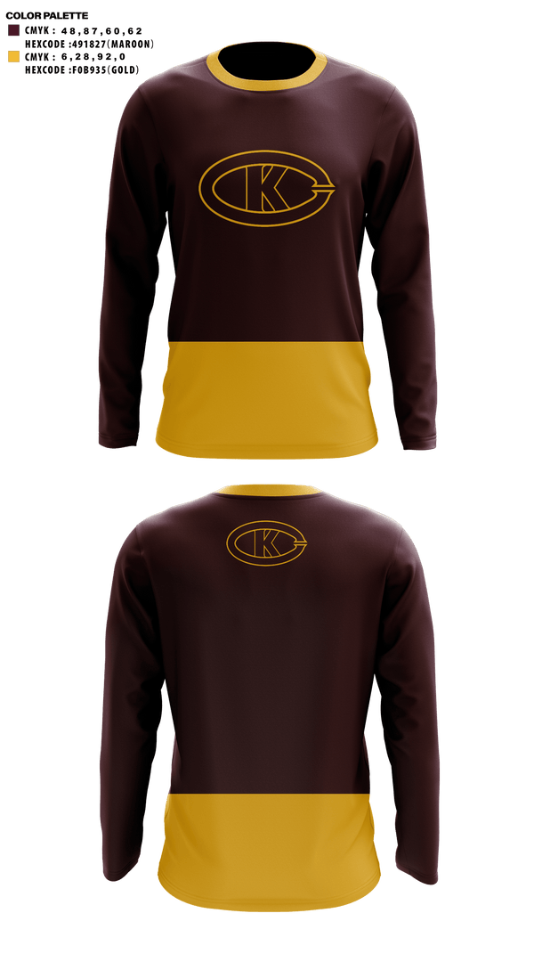 Long Sleeve Performance Shirt, Christ the King High School Cheer, Cheer, Teamtime, Team time, sublimation, custom sports apparel, team uniforms, spirit wear, spiritwear, sports uniforms, custom shirts, team store, custom team store, fundraiser sports, apparel fundraiser
